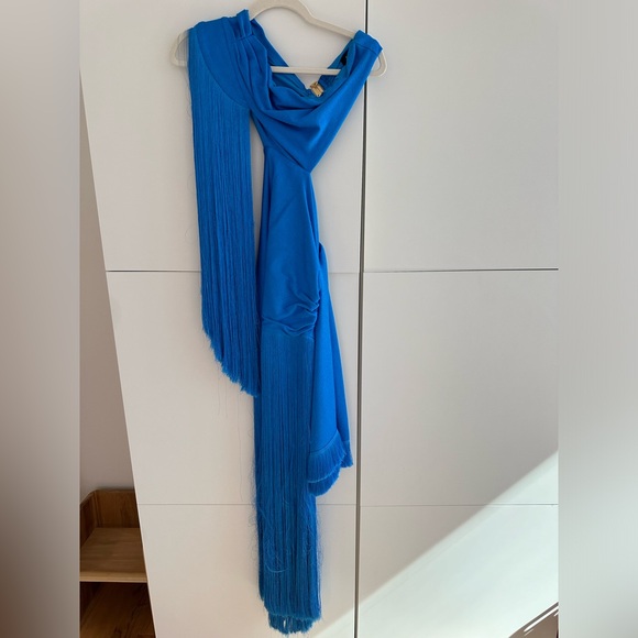 One Shoulder Maxi Dress in Cobalt
PatBO - Picture 5 of 9